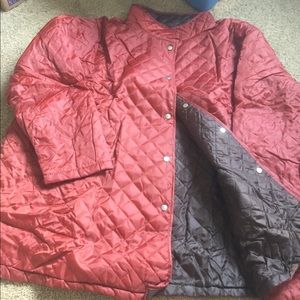 Red and Brown Reversible Jacket